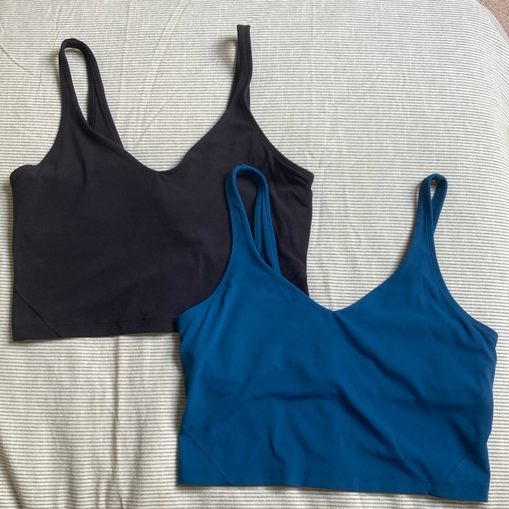 Lulu Lemon Cropped Align Tanks